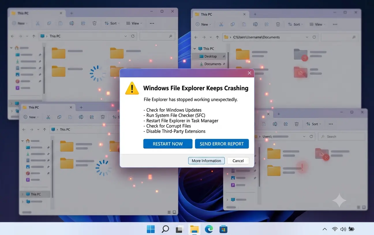 Windows File Explorer Keeps Crashing