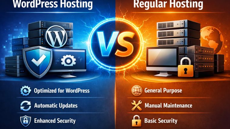 WordPress Hosting vs Regular Hosting