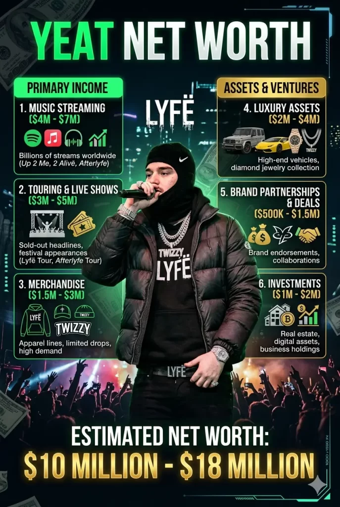 Yeat Net Worth 2026: Inside the Rapper's Millions 1 Yeat Net Worth