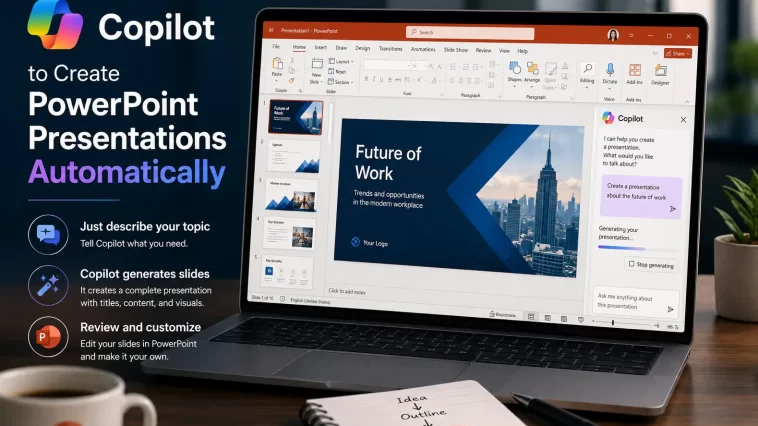 How to Use Copilot to Create PowerPoint Presentations Automatically 2 Copilot to Create PowerPoint