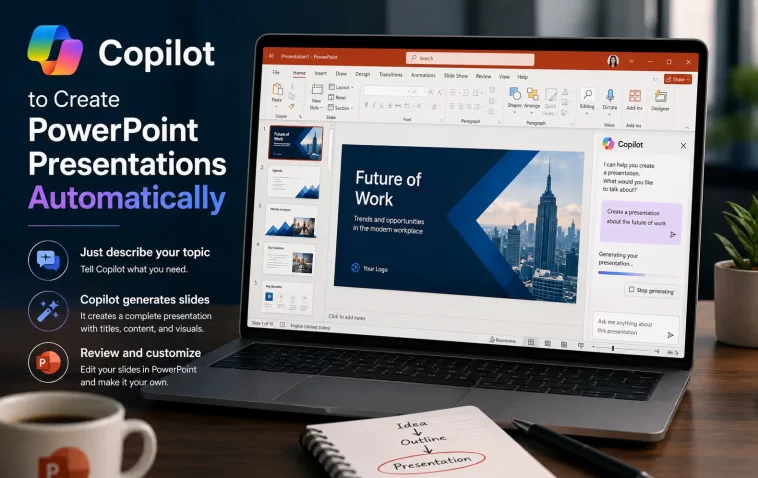 How to Use Copilot to Create PowerPoint Presentations Automatically 1 Copilot to Create PowerPoint