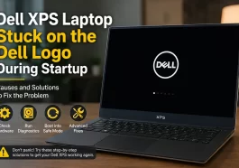 Dell XPS Laptop Stuck