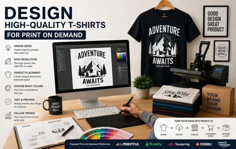 How to Design High-Quality T-Shirts for Print on Demand (Without Getting Rejected) 1 Design High-Quality T-Shirts