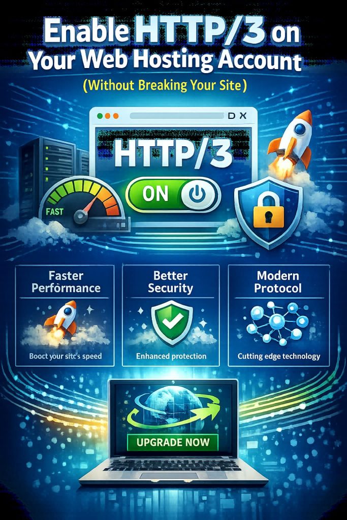 How to Enable HTTP/3 on Your Web Hosting Account (Without Breaking Your Site) 1 Enable HTTP3 on Your Web Hosting Account