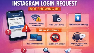 Fix Instagram Login Request Not Showing Up