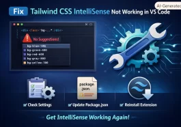 Fix Tailwind CSS IntelliSense Not Working in VS Code