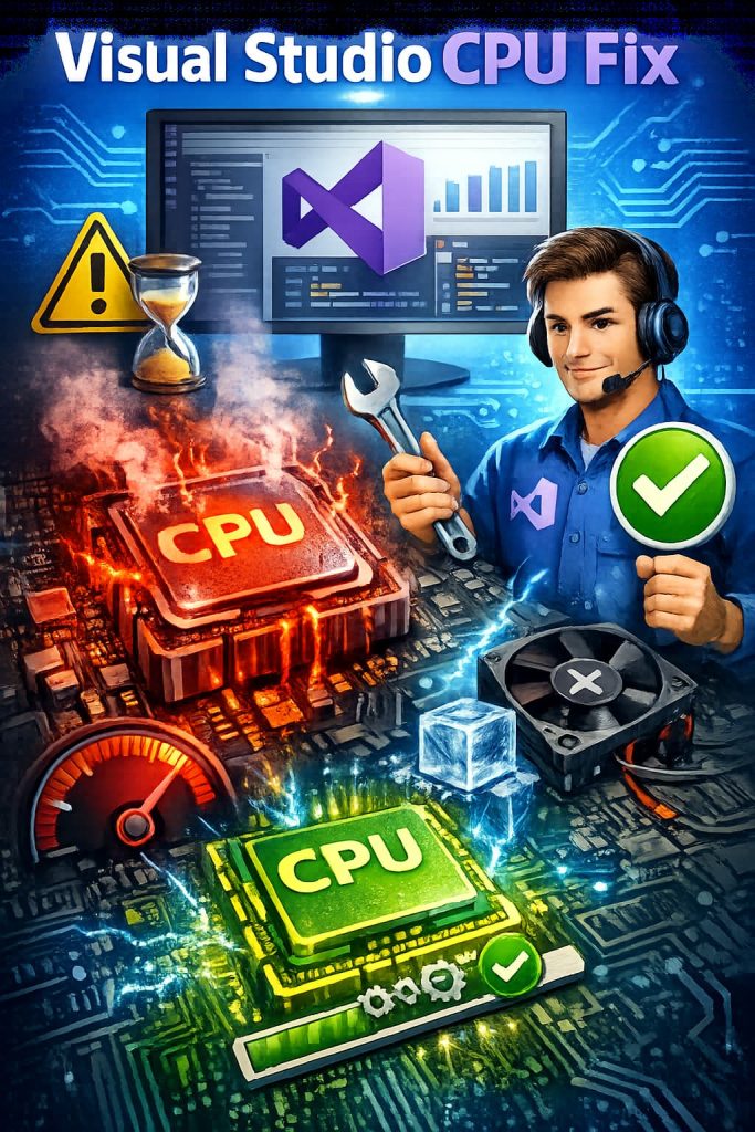 How to Fix Visual Studio High CPU Usage and Freezing Issues 1 Fix Visual Studio High CPU Usage and Freezing Issues