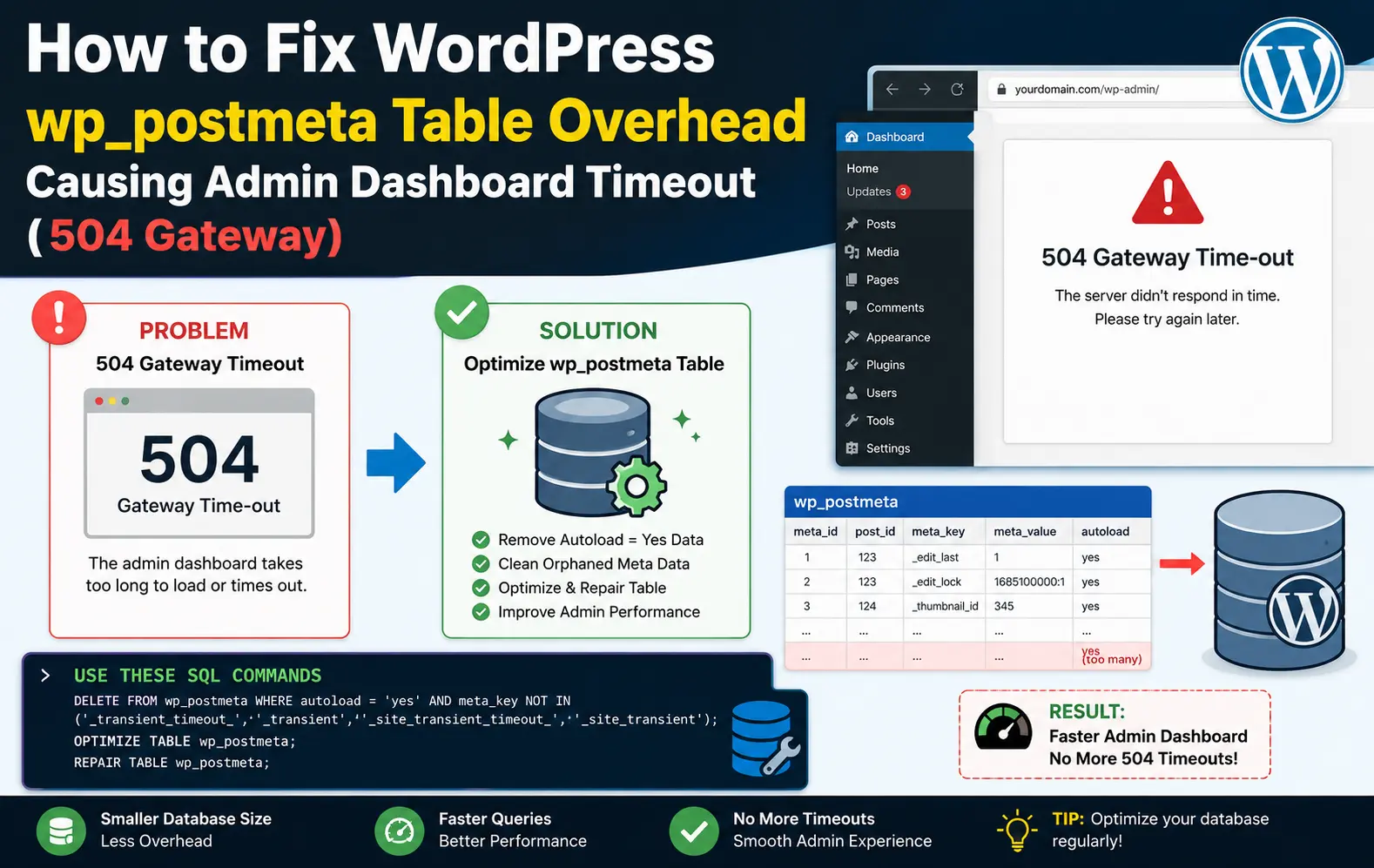 Fix WordPress wp_postmeta