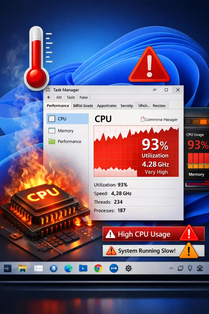 10 Ways to Fix High CPU Usage in Windows 11 1 High CPU Usage
