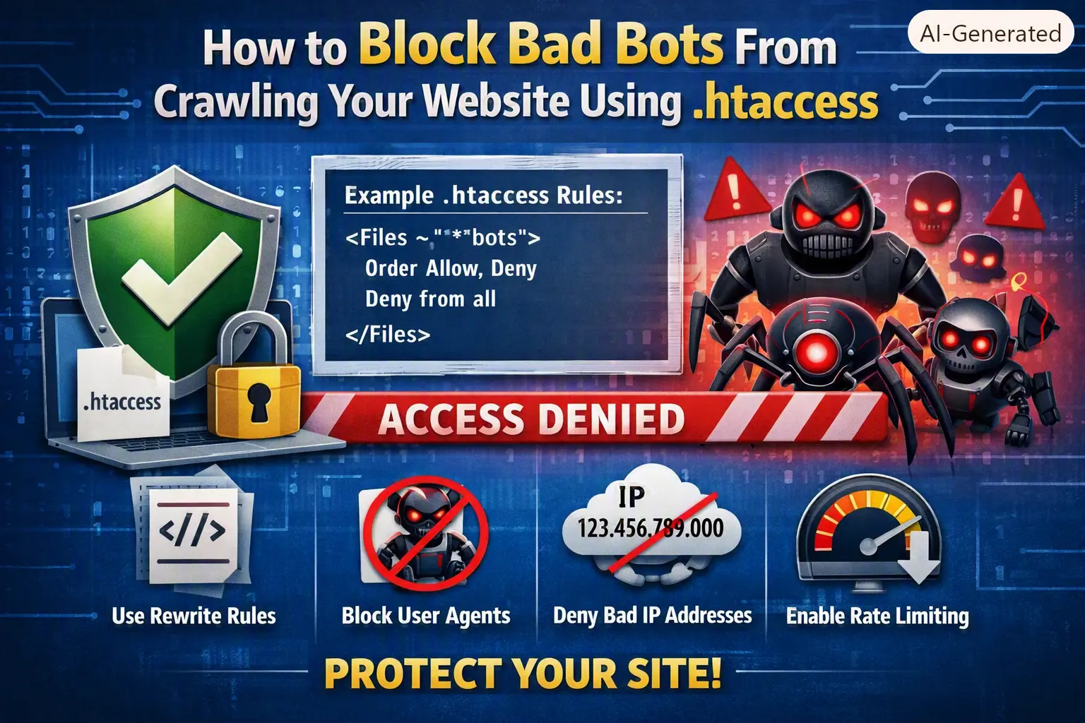 How to Block Bad Bots From Crawling