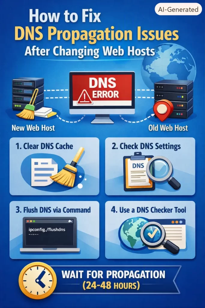 How to Fix DNS Propagation Issues After Changing Web Hosts