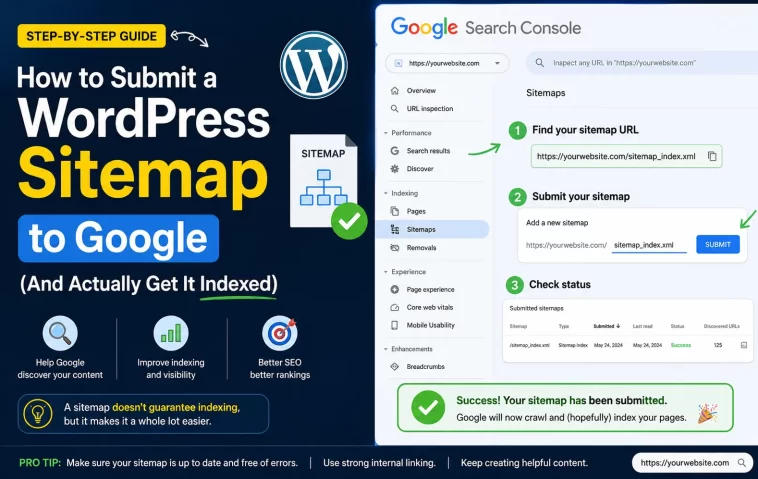 How to Submit a WordPress Sitemap to Google (And Actually Get It Indexed) 1 How to Submit a WordPress Sitemap to Google
