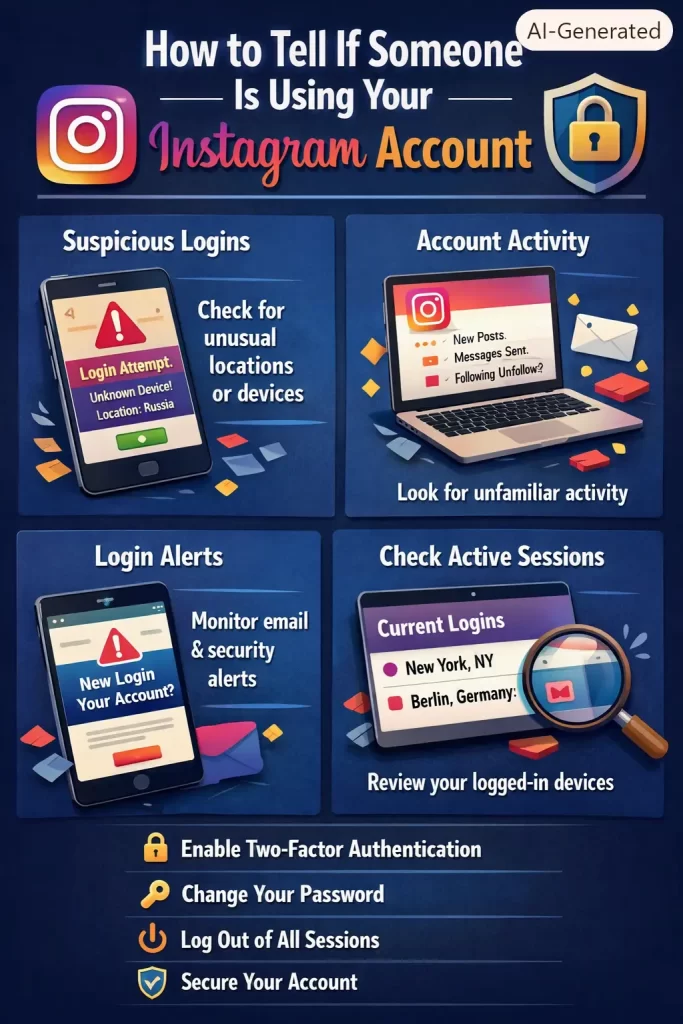 How to Tell If Someone Is Using Your Instagram Account 1 How to Tell If Someone Is Using Your Instagram Account