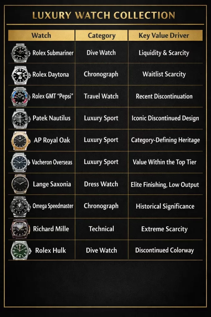 Best 10 Luxury Watches to Invest in This Year - 2026 1 Luxury Watches