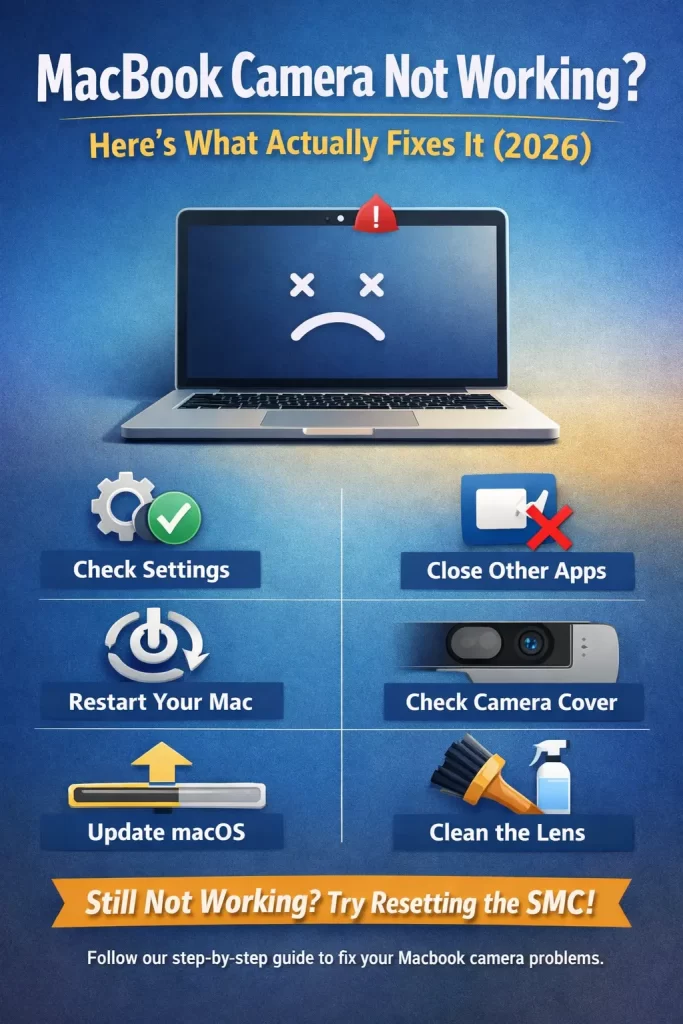 MacBook Camera Not Working