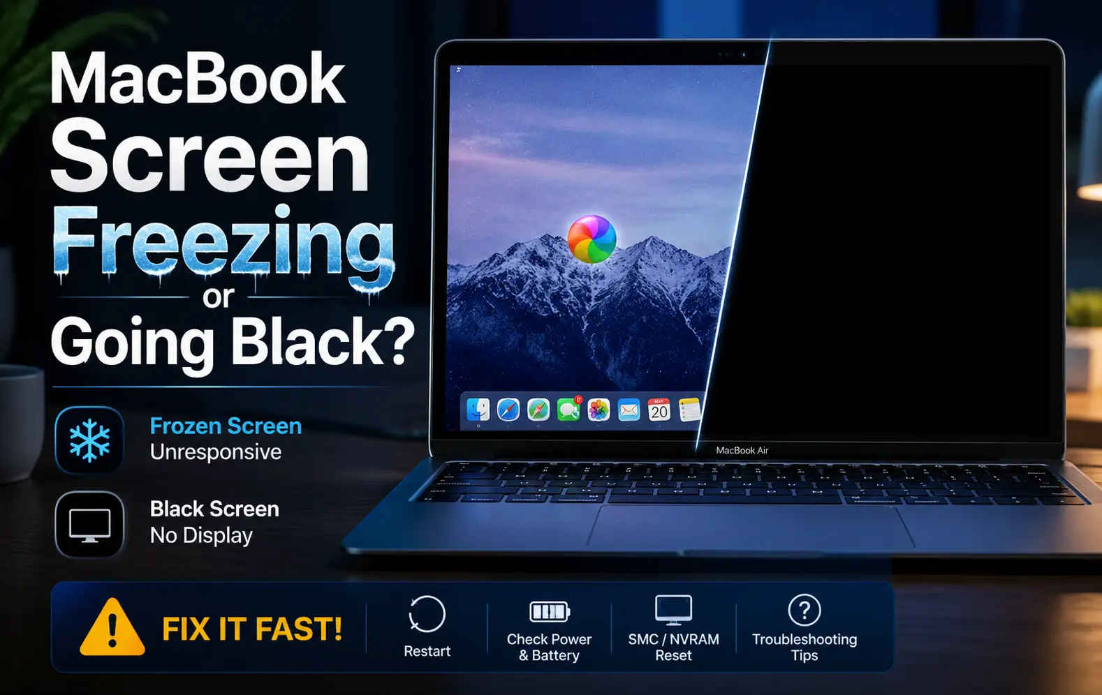 MacBook Screen Freezing