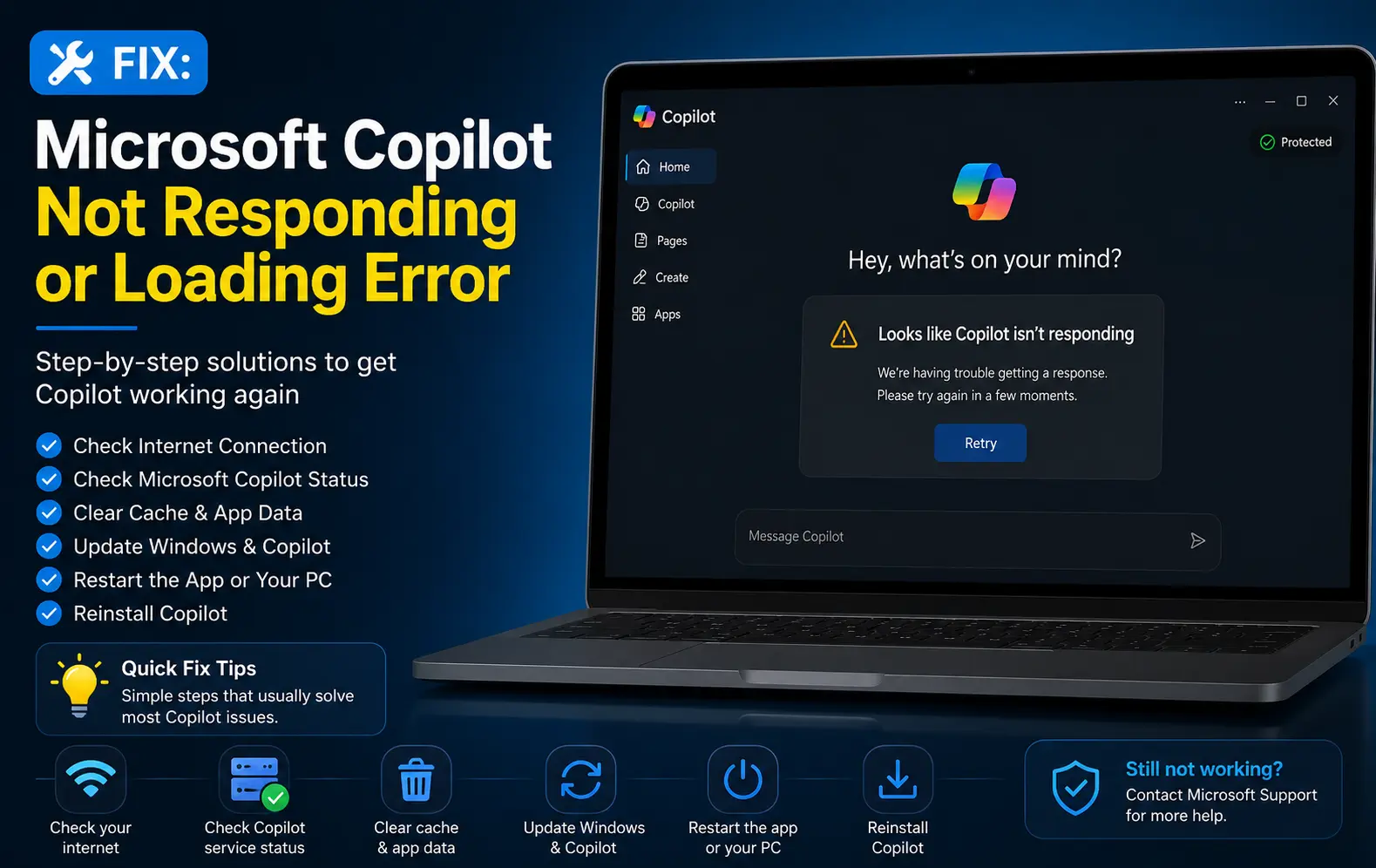 Microsoft Copilot Not Responding