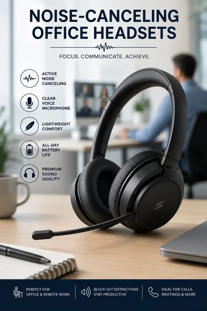 Noise-Canceling Office Headsets 