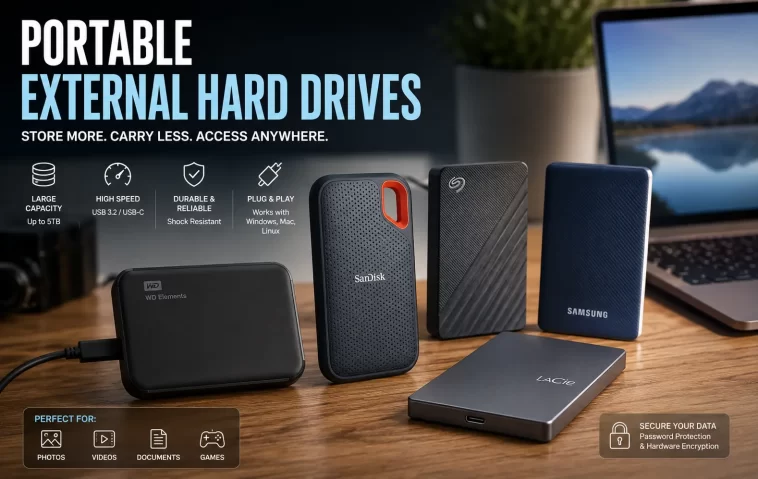 Top 10 Secure Portable External Hard Drives for Backups 1 Portable External Hard Drives