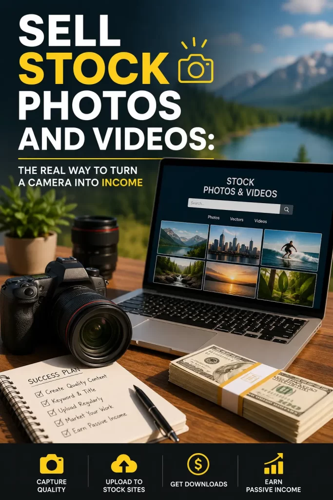 Sell Stock Photos and Videos: The Real Way to Turn a Camera Into Income 1 Sell Stock Photos and Videos