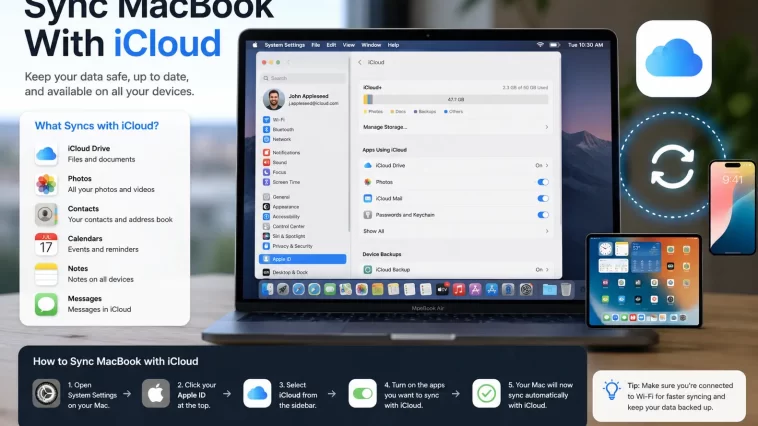 Sync MacBook With iCloud