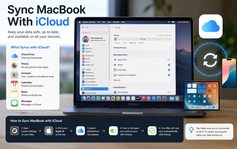 How to Sync MacBook With iCloud (And Fix It When It Won't) 1 Sync MacBook With iCloud