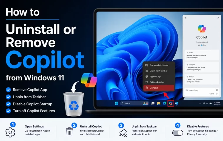 How to Uninstall or Remove Copilot from Windows 11 1 Uninstall or Remove Copilot