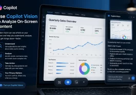Use Copilot Vision to Analyze On-Screen Content