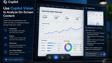 Use Copilot Vision to Analyze On-Screen Content