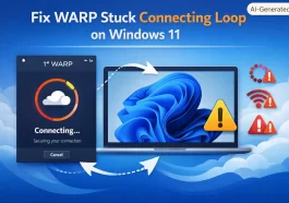 WARP Stuck Connecting Loop