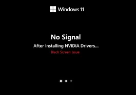 Windows 11 Black Screen After Installing NVIDIA Drivers