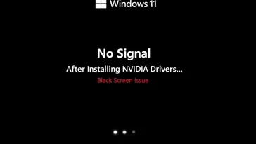 Windows 11 Black Screen After Installing NVIDIA Drivers