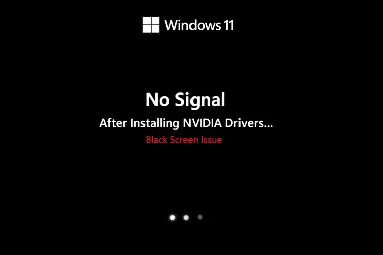 Windows 11 Black Screen After Installing NVIDIA Drivers: How to Fix It 1 Windows 11 Black Screen After Installing NVIDIA Drivers