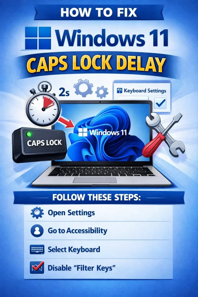 How to Fix Windows 11 Caps Lock Delay 1 Windows 11 Caps Lock Delay