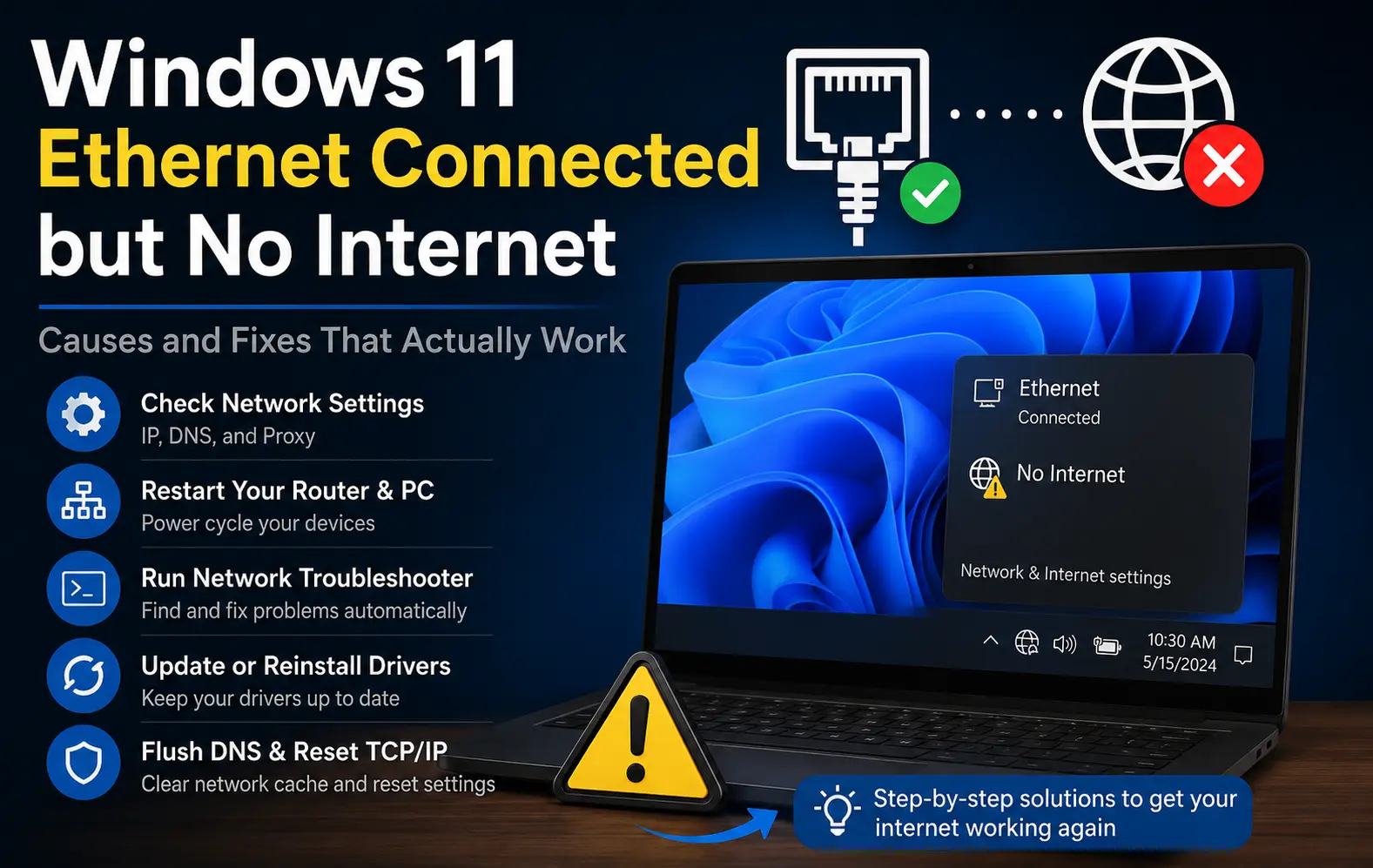 Windows 11 Ethernet Connected