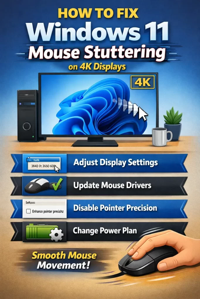 How to Fix Windows 11 Mouse Stuttering on 4K Displays 1 Windows 11 Mouse