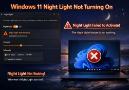 Windows 11 Night Light Not Turning On