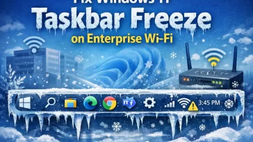 Windows 11 Taskbar Freeze