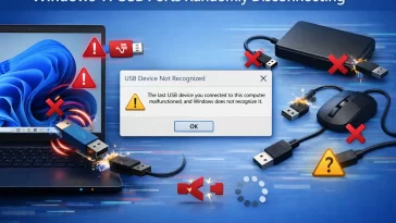 Windows 11 USB Ports Randomly Disconnecting