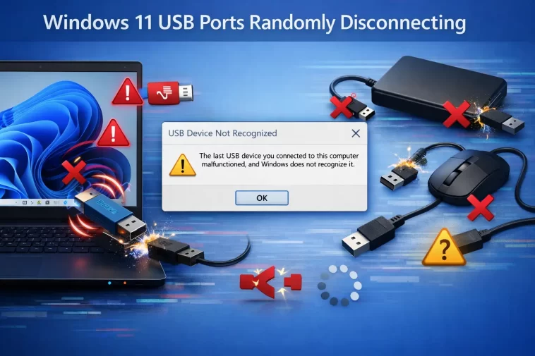 How to Fix Windows 11 USB Ports Randomly Disconnecting 1 Windows 11 USB Ports Randomly Disconnecting