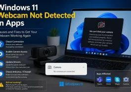 Windows 11 Webcam Not Detected in Apps