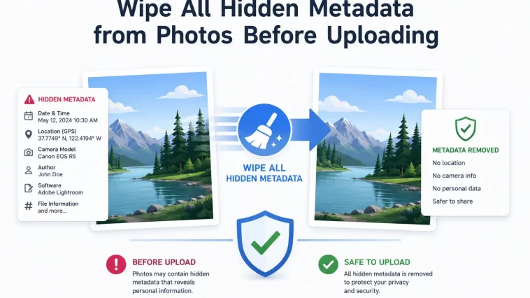 Wipe All Hidden Metadata from Photos