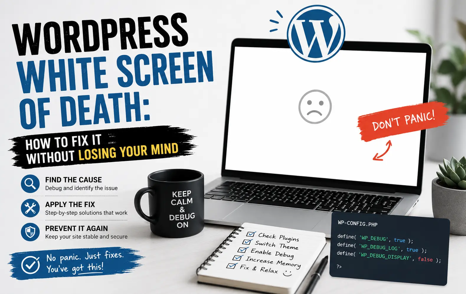 WordPress White Screen of Death How to Fix It Without Losing Your Mind