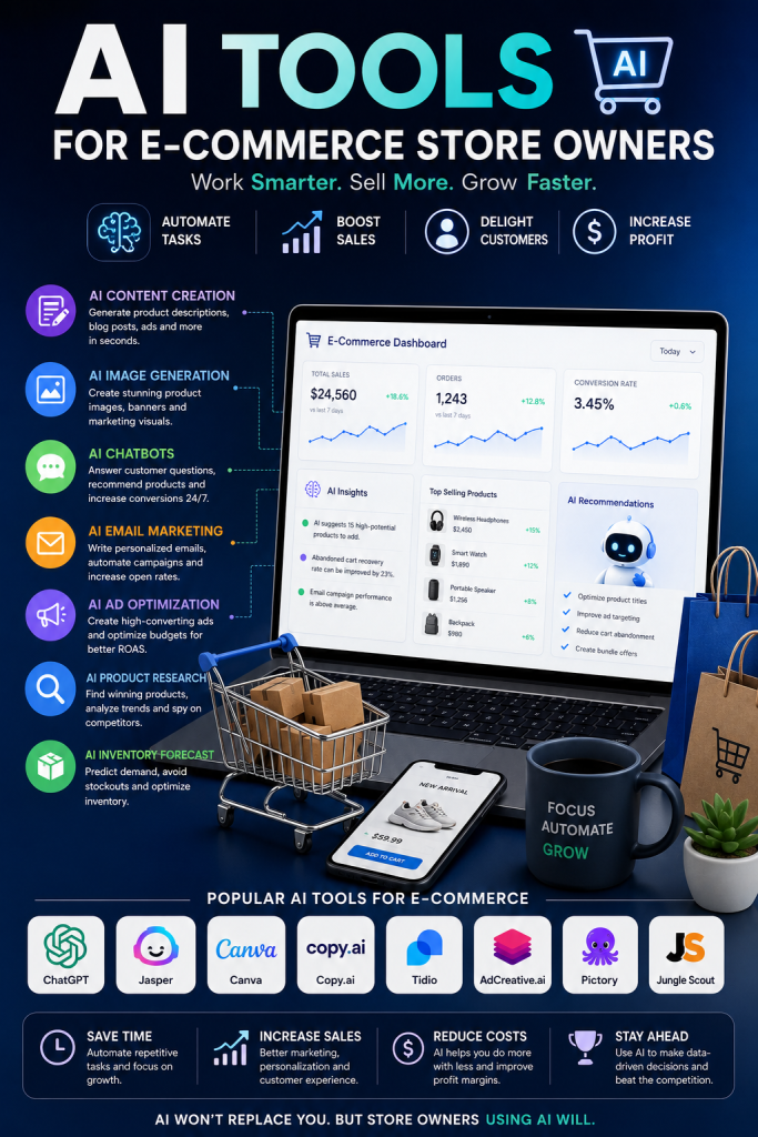 Best AI Tools for E-commerce Store Owners in 2026: How I Scaled My Online Shop 1 AI Tools for E-commerce