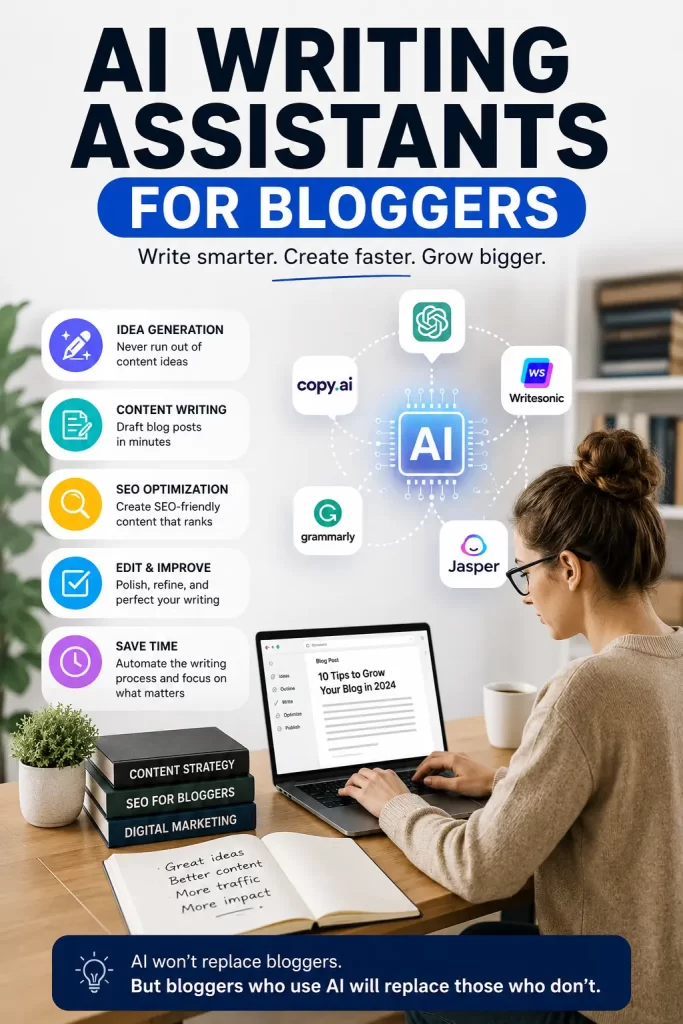 Best AI Writing Assistants for Bloggers (And How to Pick One) 1 AI Writing Assistants for Bloggers