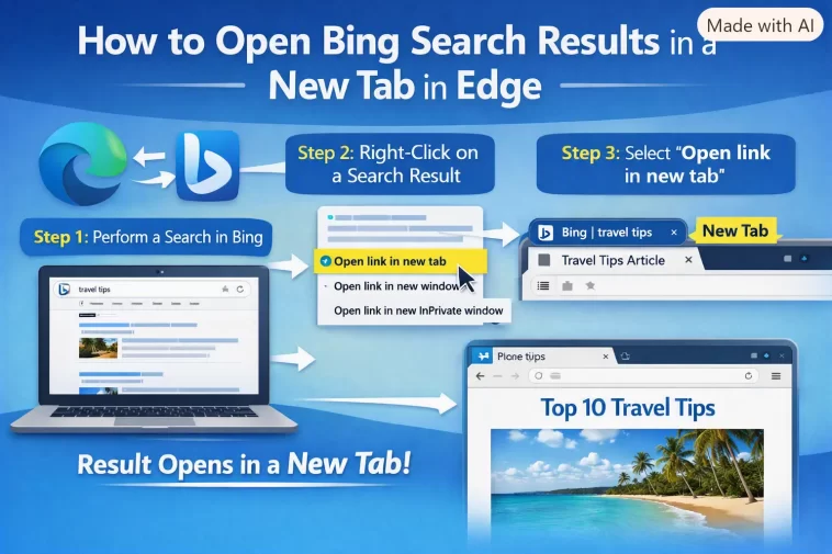 How to Open Bing Search Results in a New Tab in Edge 1 Bing Search Results