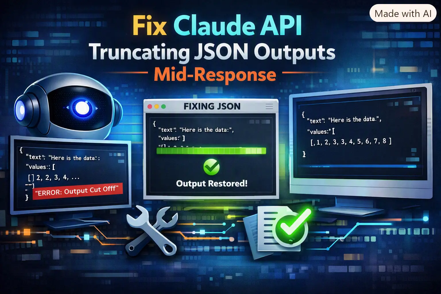 Claude API Truncating JSON