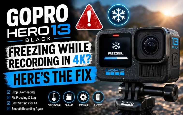 GoPro HERO13 Black Freezing While Recording in 4K? Here's the Fix 1 GoPro HERO13