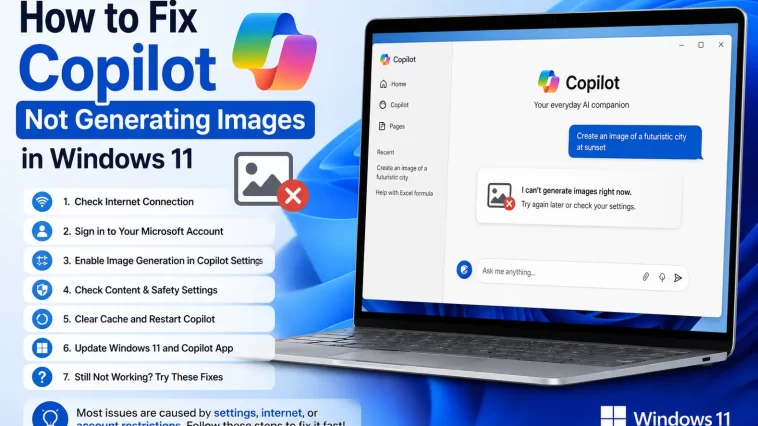 How to Fix Copilot Not Generating Images in Windows 11