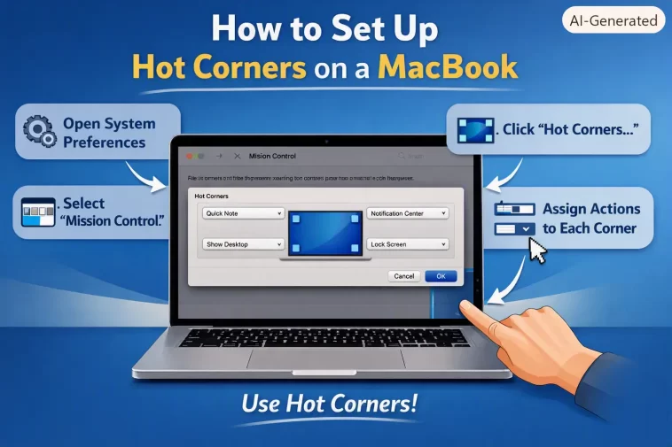 How to Set Up Hot Corners on a MacBook 1 How to Set Up Hot Corners on a MacBook